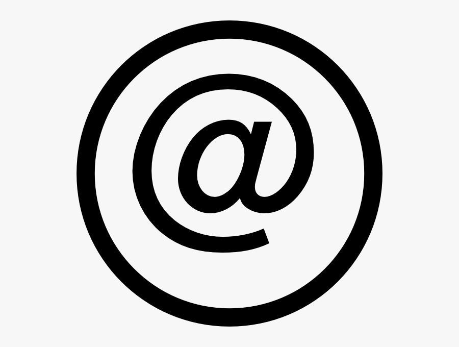Email Logo Black Large Clip Art At Clkercom - Logo Email Black Png, Transparent Clipart
