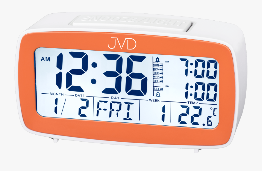 Digital Alarm Clock Jvd Sb82 - Electronics, Transparent Clipart