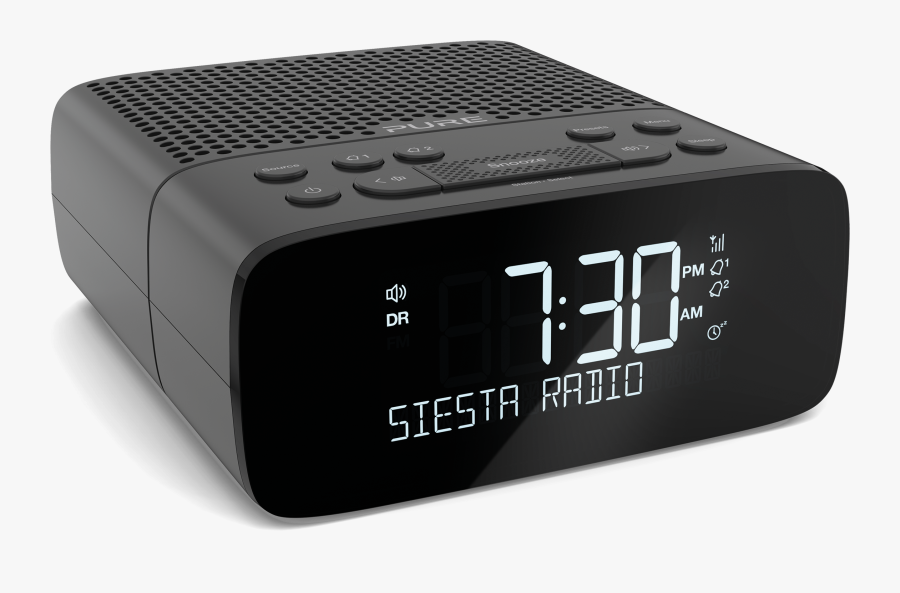 Digital Radio Alarm Clock Pure Siesta S2 , Free Transparent Clipart