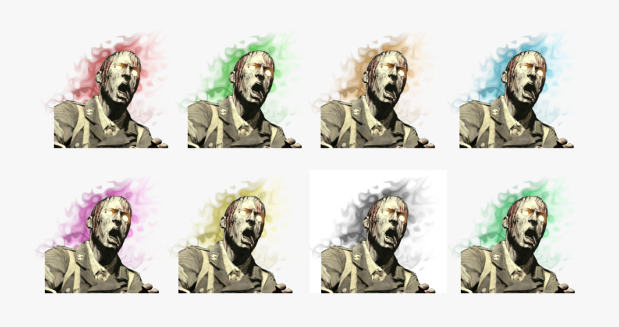 Perk Zombie Head Glows - Illustration, Transparent Clipart