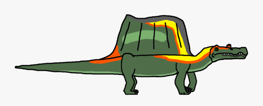 Spinosaurus Drawing, Transparent Clipart