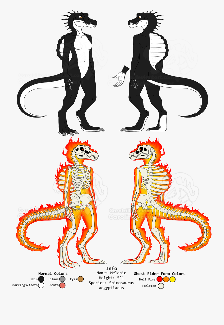 Clip Art Spino Anthro And Ghost - Anthro Spinosaurus, Transparent Clipart