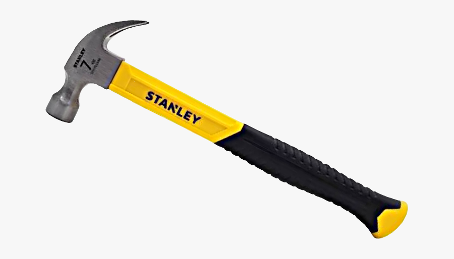 Hammer Work Tool Yellow Freetoedit - Framing Hammer, Transparent Clipart