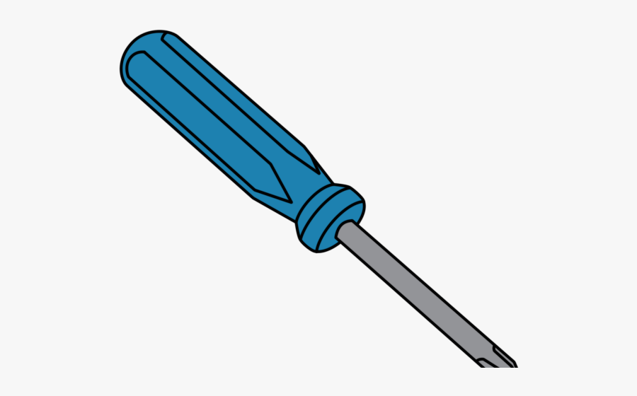 Blue Screwdriver Clipart, Transparent Clipart