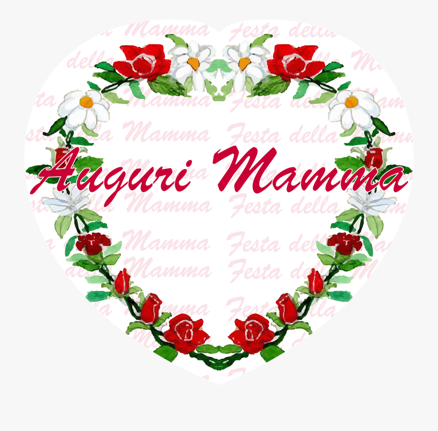 Party Mom Mom Flowers Designed Free Picture - Garden Roses, Transparent Clipart