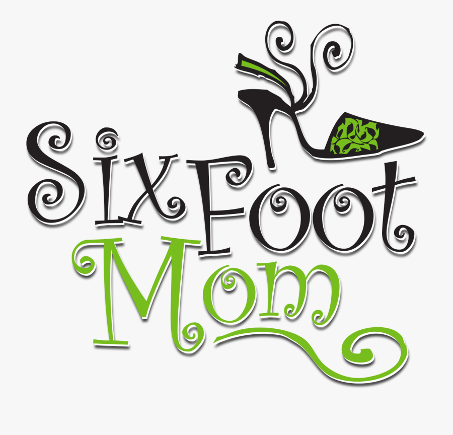 Six Foot Mom Logo, Transparent Clipart