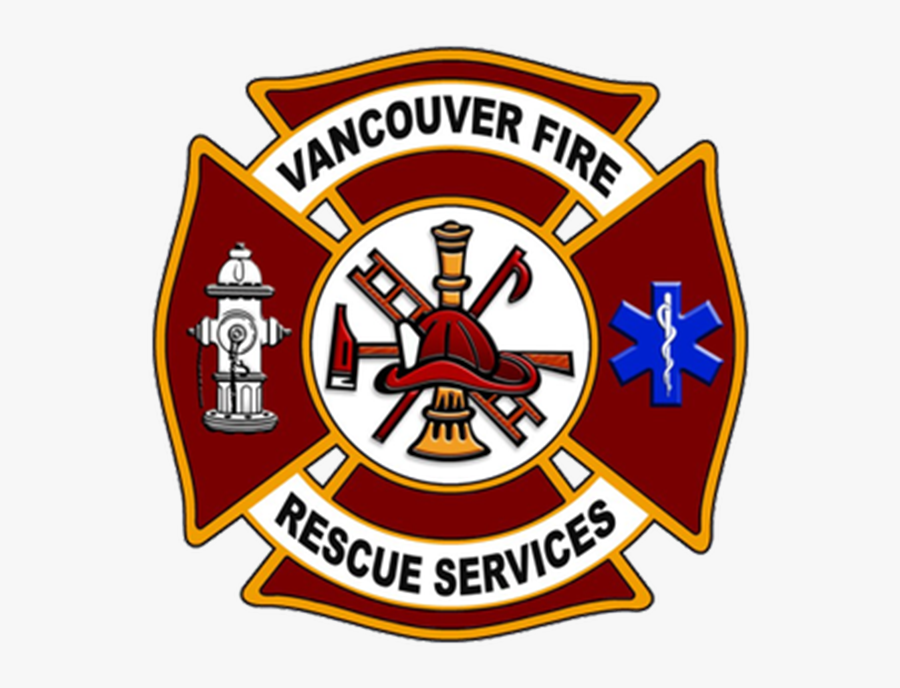 Carved Wall Plaque Of The Emblem/badge Of Vancouver - Vancouver Fire Department Logo, Transparent Clipart