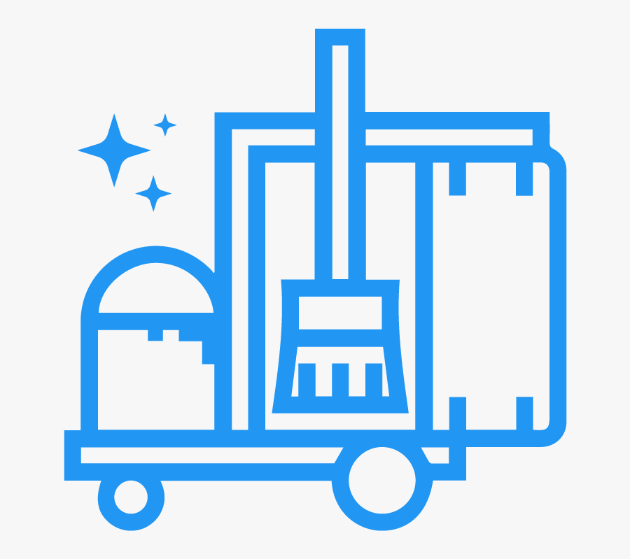 Sathya Technosoft - Cleaning Cart Icon Png, Transparent Clipart