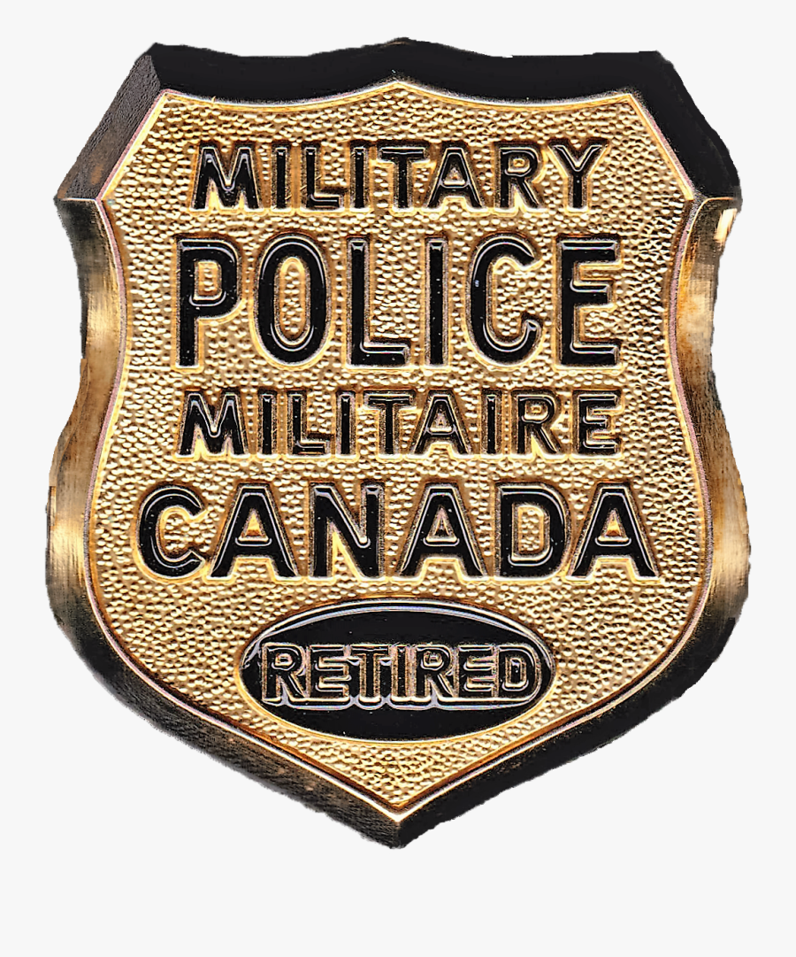 Canadian Military Police Badge, Transparent Clipart