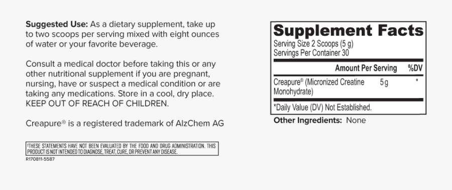 Creatine - Ingredient List Creatine, Transparent Clipart