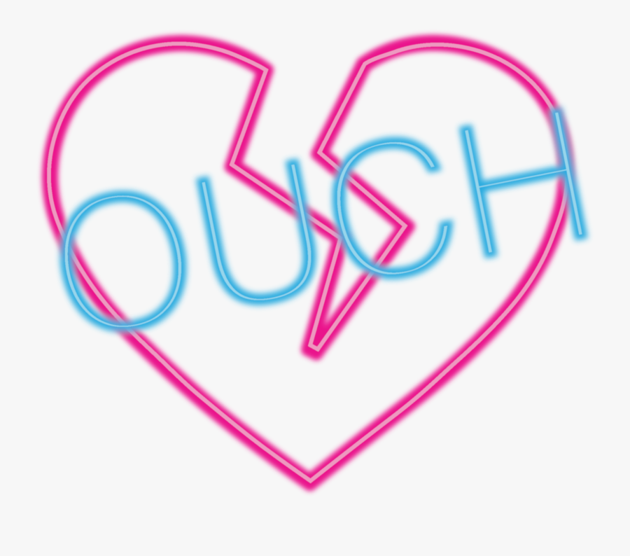 Transparent Heartbroken Clipart - Pink Transparent Broken Heart, Transparent Clipart