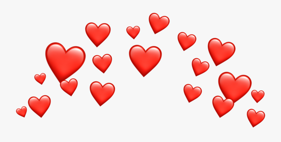 Crown Emoji Png -crown Transparent Broken Heart Emoji - Blue Heart Crown Png, Transparent Clipart