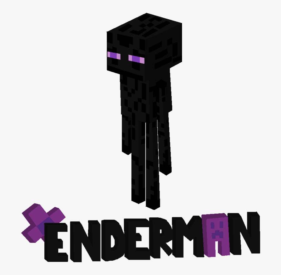 Minecraft Enderman Drawing - Dibujos De Minecraft Enderman, Transparent Clipart