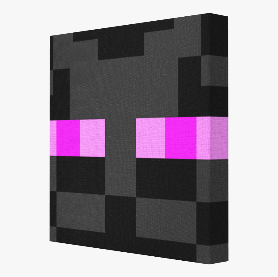 Pics On Canvas - Minecraft Enderman Face Painting, Transparent Clipart