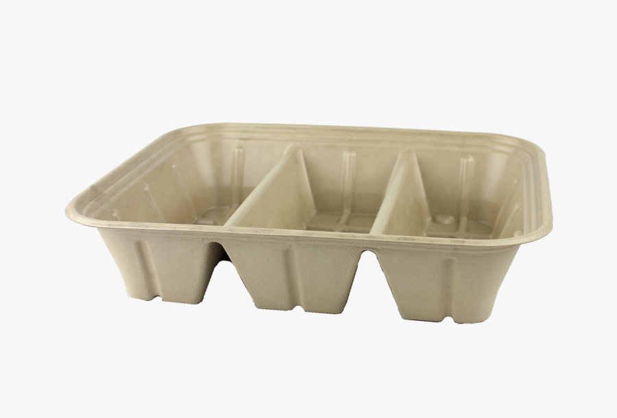 104 Oz Fiber Catering Tray 3 Compartment - Ceramic, Transparent Clipart