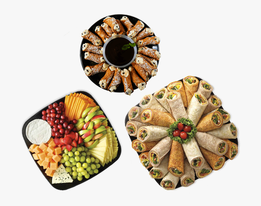 Double Decker Pizza Catering Party Trays - Baked Goods, Transparent Clipart