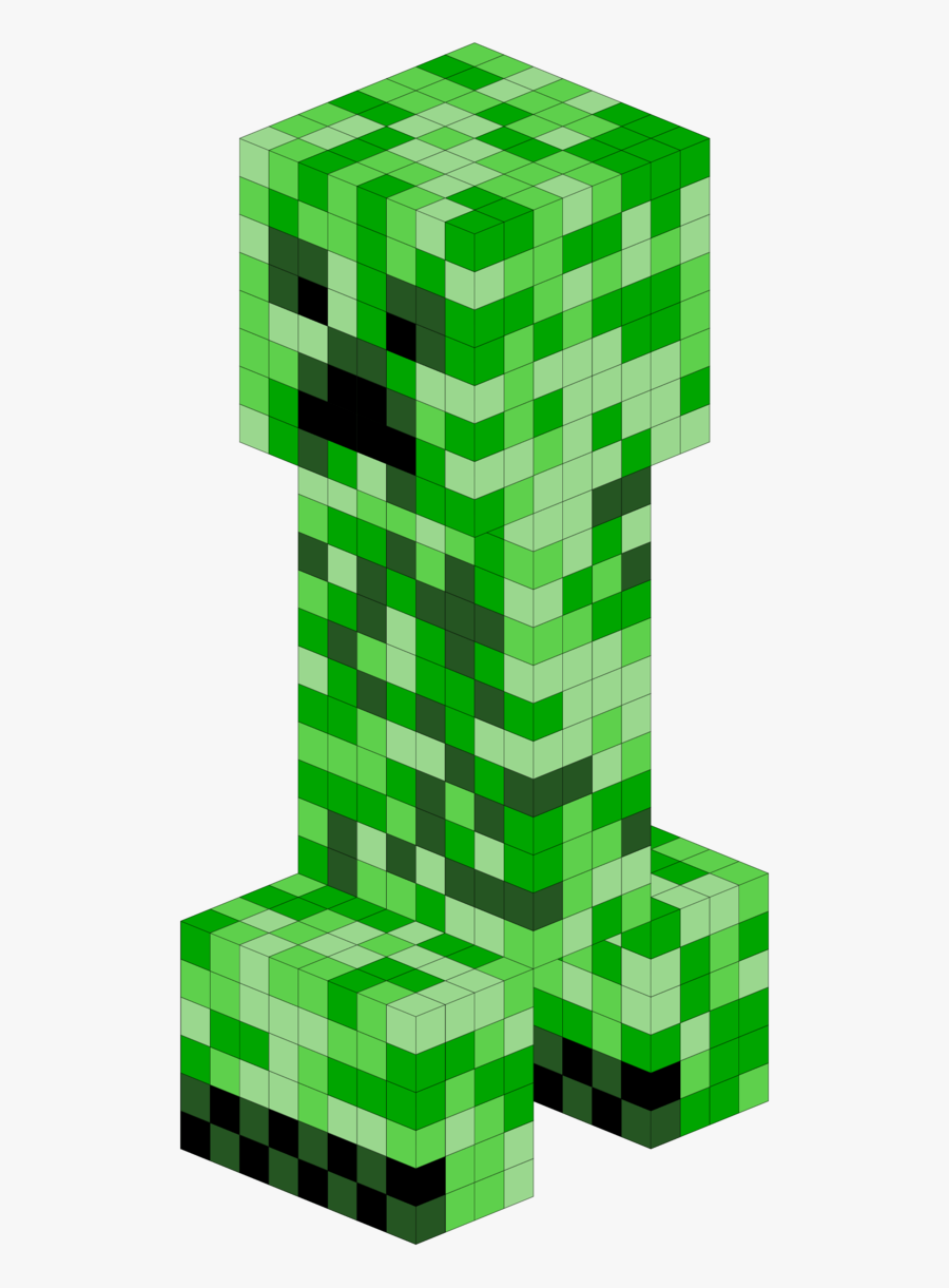 Minecraft Creeper Rajzok, Transparent Clipart