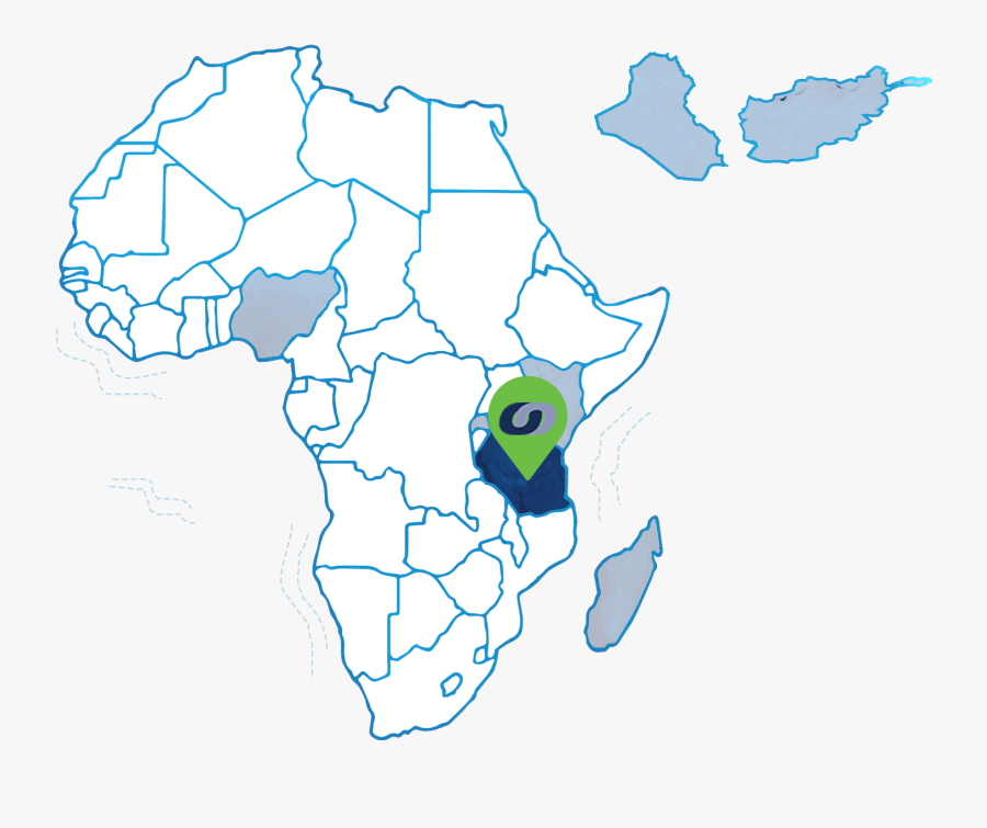 Africa Map, Transparent Clipart