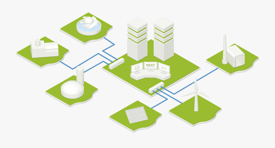 Virtual Power Plant Icon, Transparent Clipart