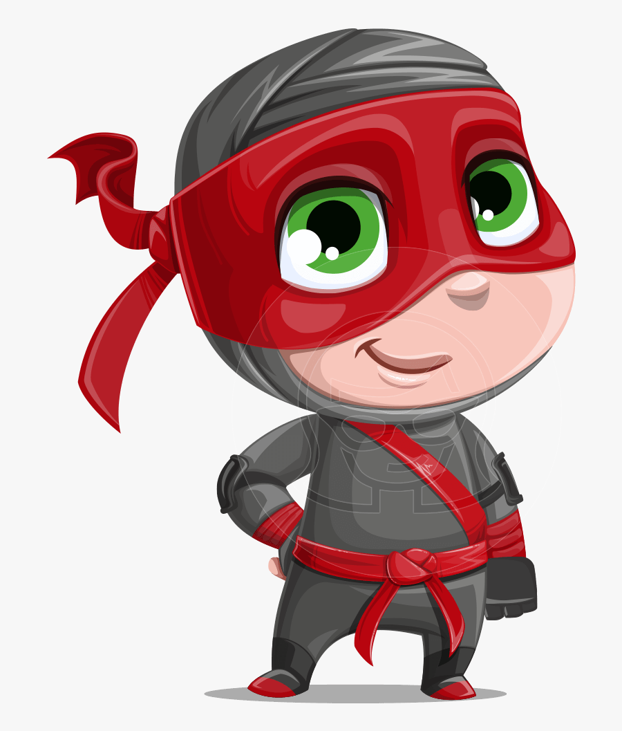 Cartoon Ninja Png - Ninja Kid, Transparent Clipart