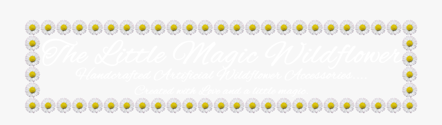Wildflower Border Clip Art, Transparent Clipart