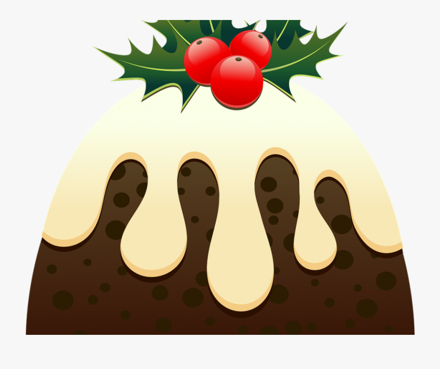 Transparent Fruit Cake Png - Clipart Christmas Pudding Cartoon, Transparent Clipart