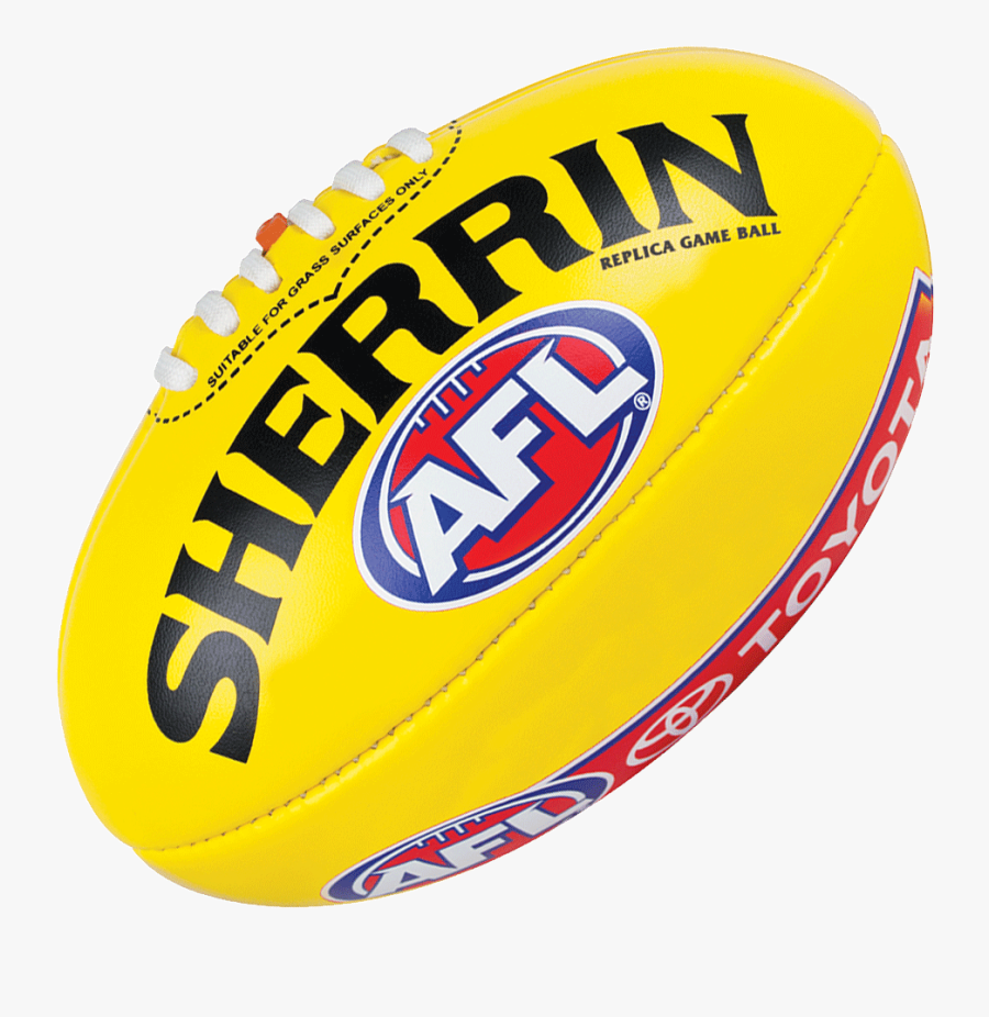 Sherrin Afl Ball Png, Transparent Clipart