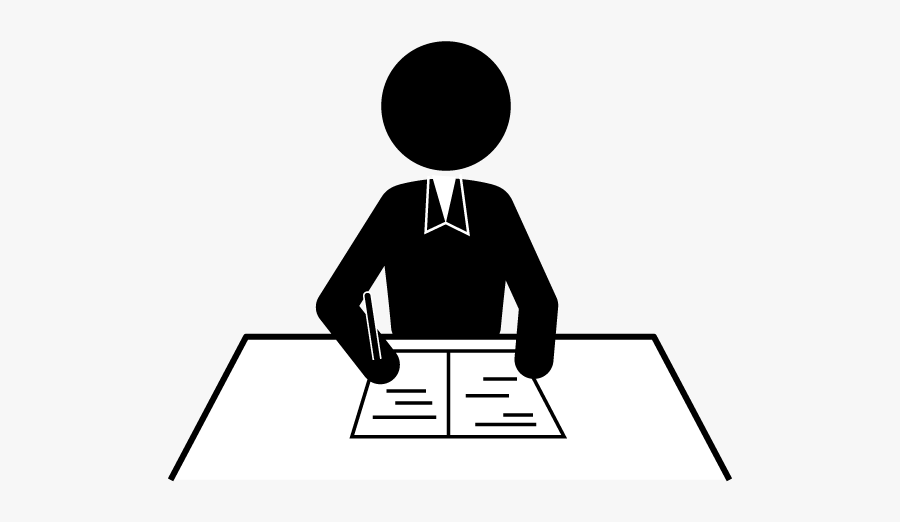 事務 勉強 イラスト, Transparent Clipart