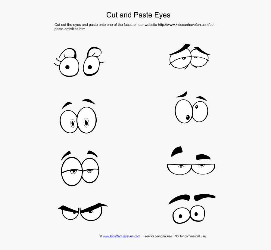 Craft Clipart Cut And Paste - Cut And Paste Nose, Transparent Clipart