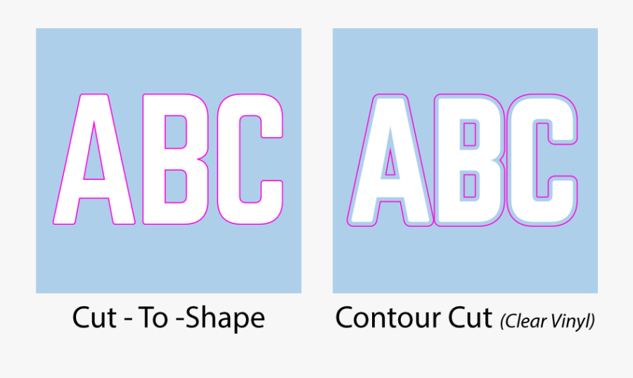 Vinyl Lettering Contour Cut - Carmine, Transparent Clipart