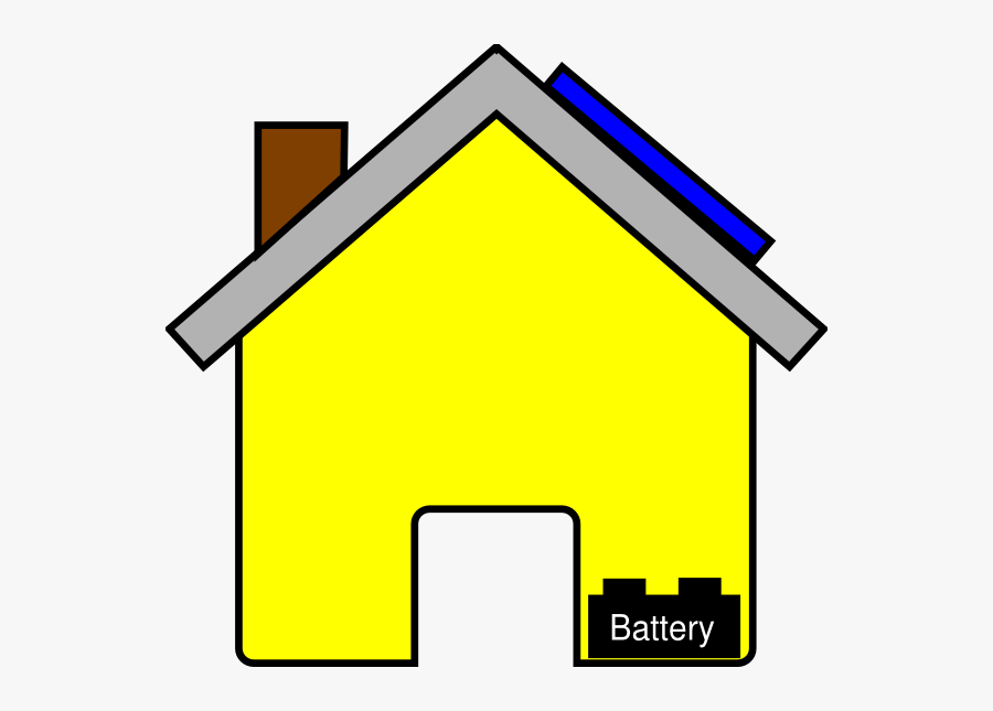 Yellow House Clip Art, Transparent Clipart