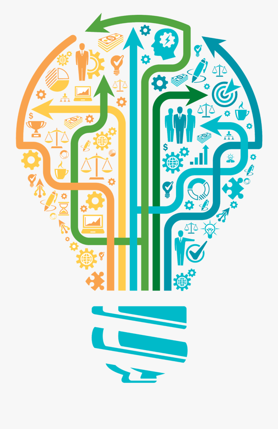 Light Bulb Technology Png, Transparent Clipart