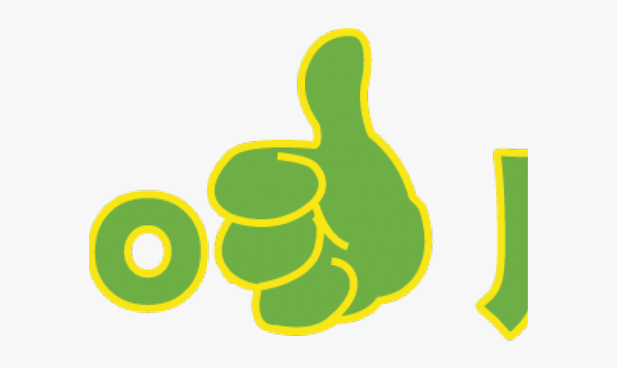 Excellent Cliparts - Good Job Green, Transparent Clipart