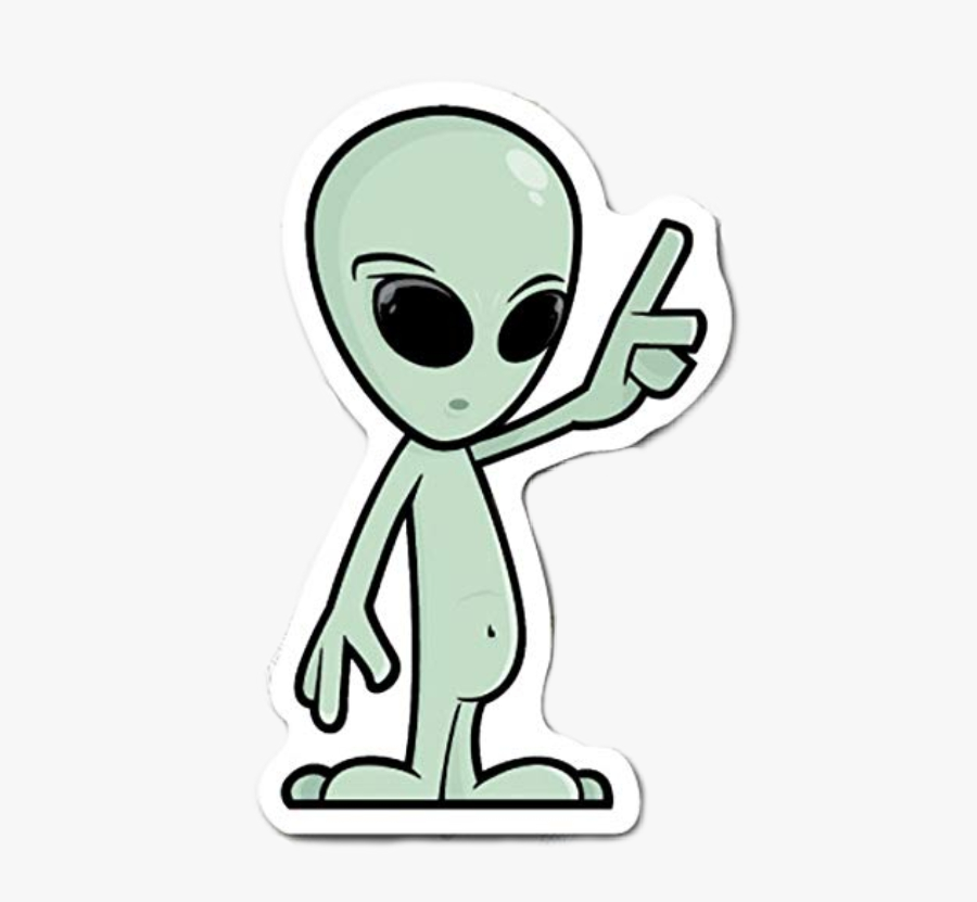 Alien Cute Green Area51 Ufo Freetoedit - Transparent Transparent ...