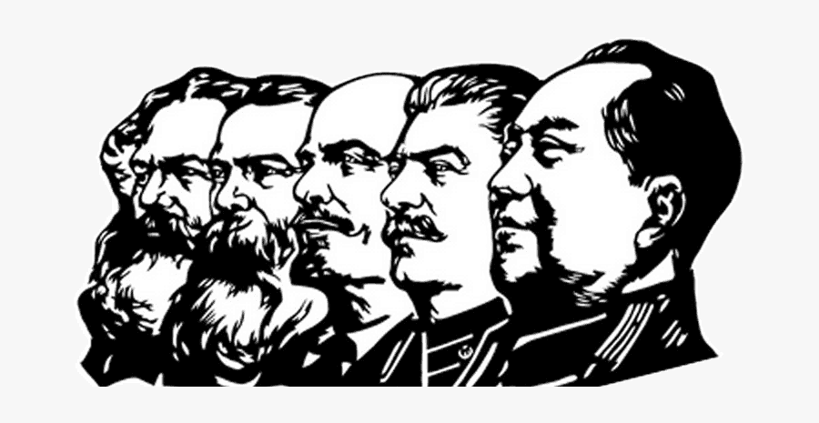 Domino Clipart Law Inertia - Marx Lenin Stalin Mao Png, Transparent Clipart