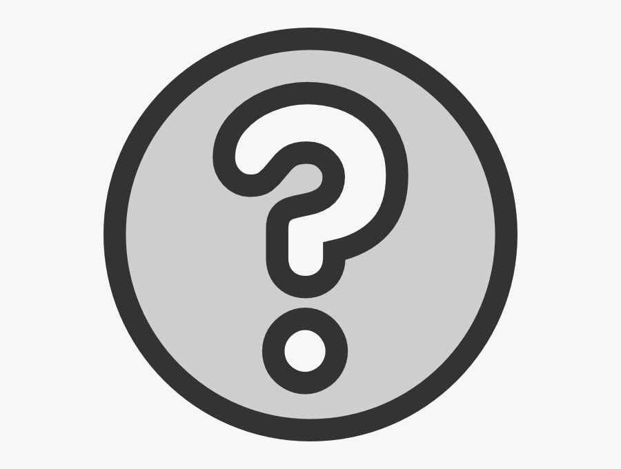 Question Mark, Transparent Clipart