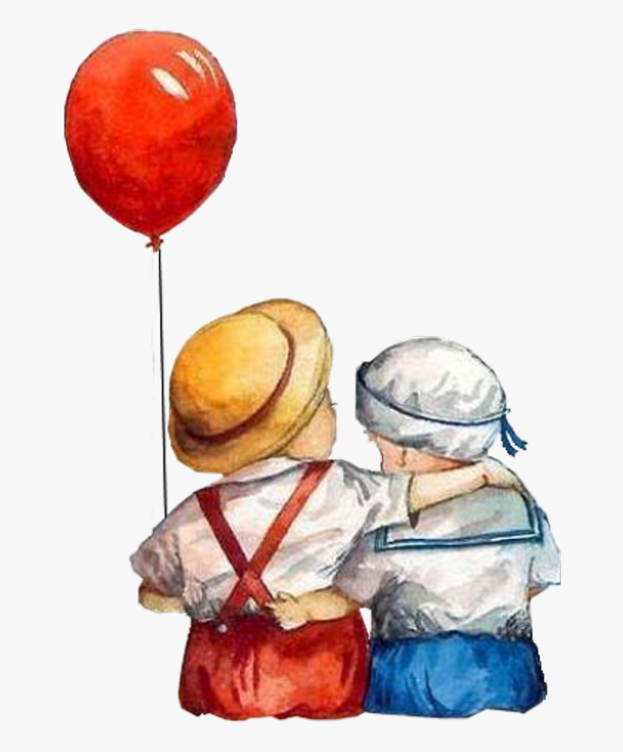 Children Boys Friends Boyfriends Brothers Child Childho - Victorian Children, Transparent Clipart