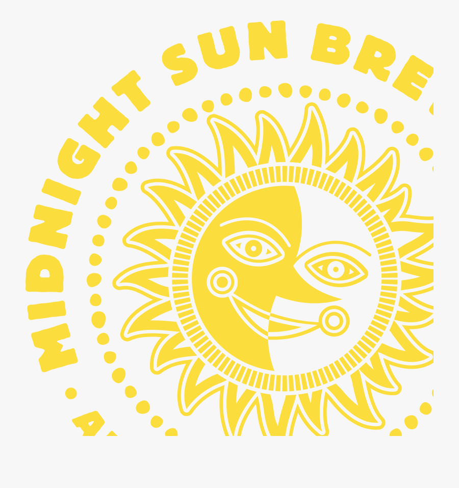 Midnight Sun Logo Accent - Midnight Sun Brewing Company, Transparent Clipart