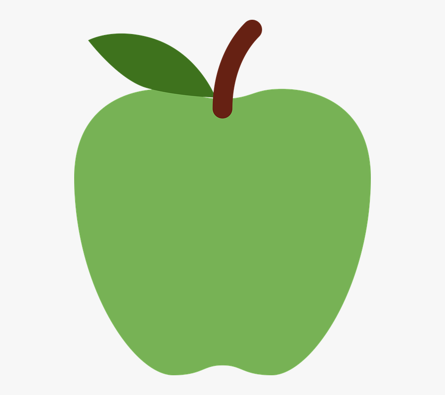 Apple, Green, Green Apple, Fruit, Diet, Nature - 🍏 Emoji, Transparent Clipart