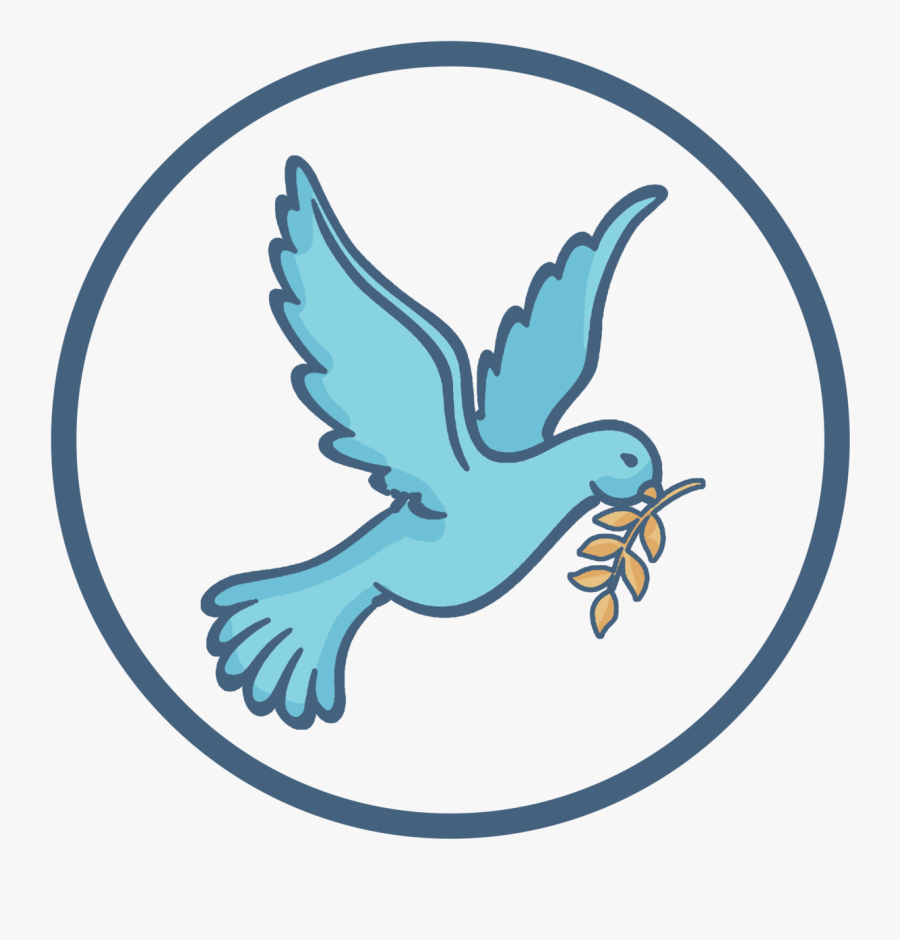 Peace Symbol Clipart Ancient - Doves As Symbols, Transparent Clipart