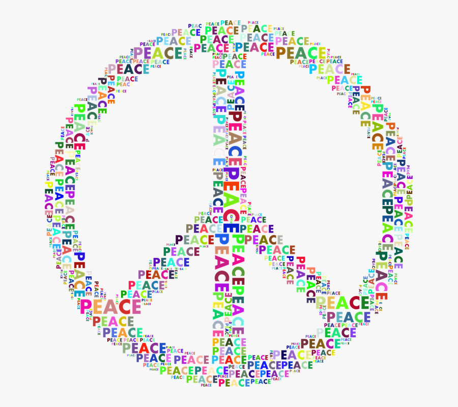 Peace Symbol Clipart Graffiti - Dia De La Pau, Transparent Clipart