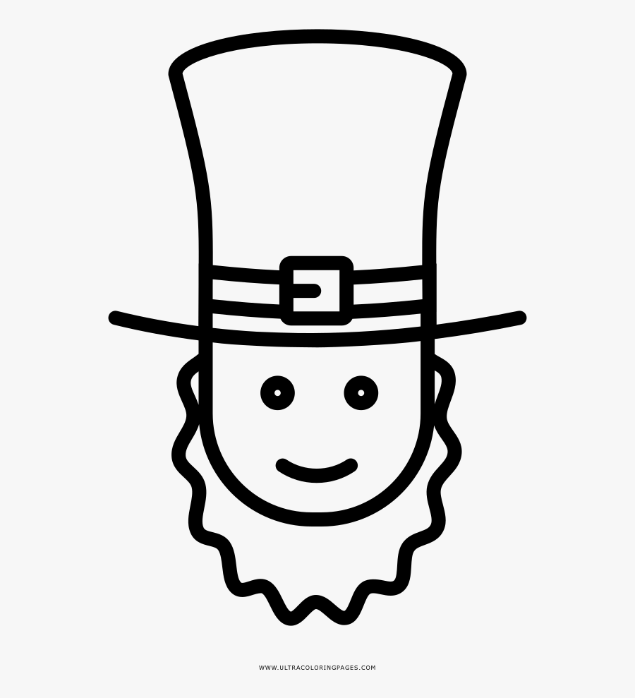 Leprechaun Coloring Page - Lucky Avatar, Transparent Clipart