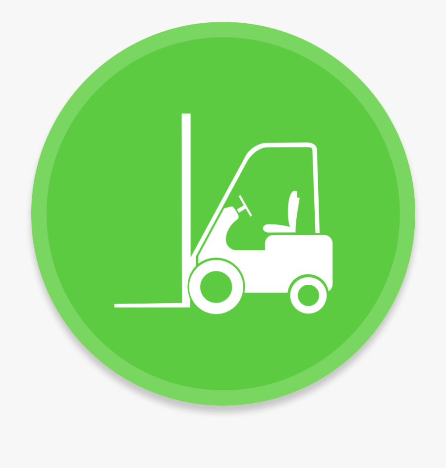 Green Forklift Icon - Forklift Icon, Transparent Clipart
