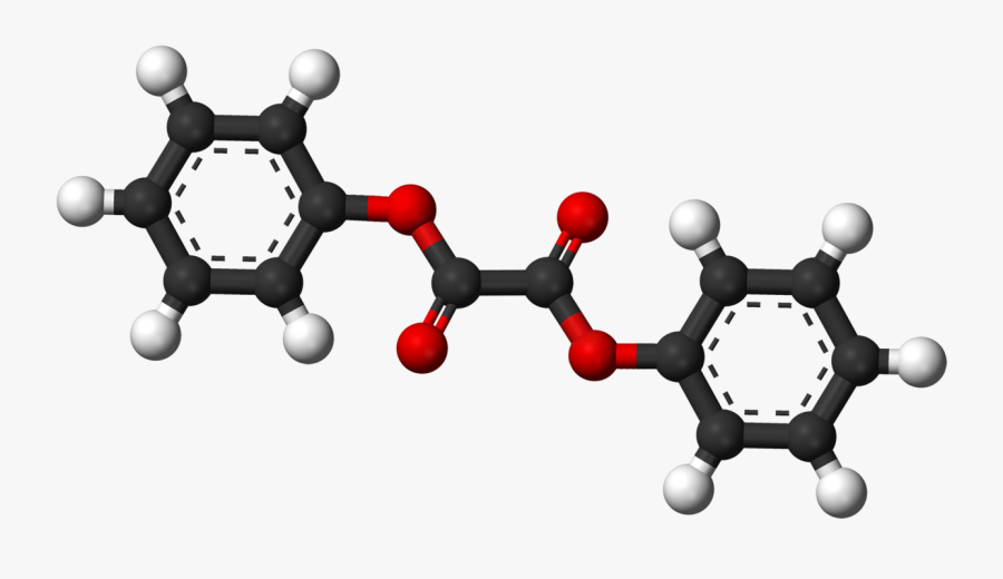 The Chemistry Of Glow Sticks, Oxalate Ester Hydrogen - Styrene Molecule, Transparent Clipart
