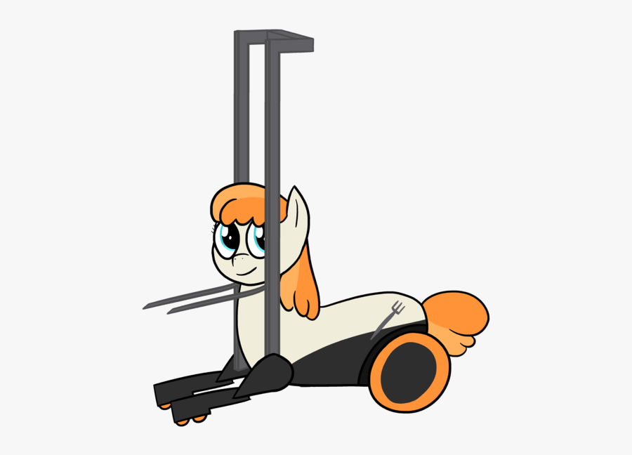 Anthro Forklift, Transparent Clipart