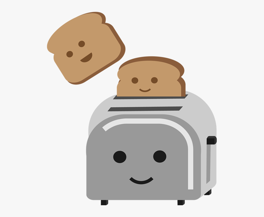 Toaster Pop Graphic - Toaster Cartoon Png, Transparent Clipart