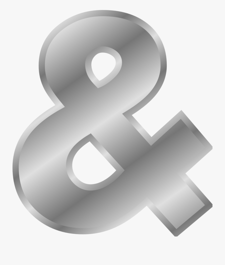 Ampersand Symbol, Transparent Clipart