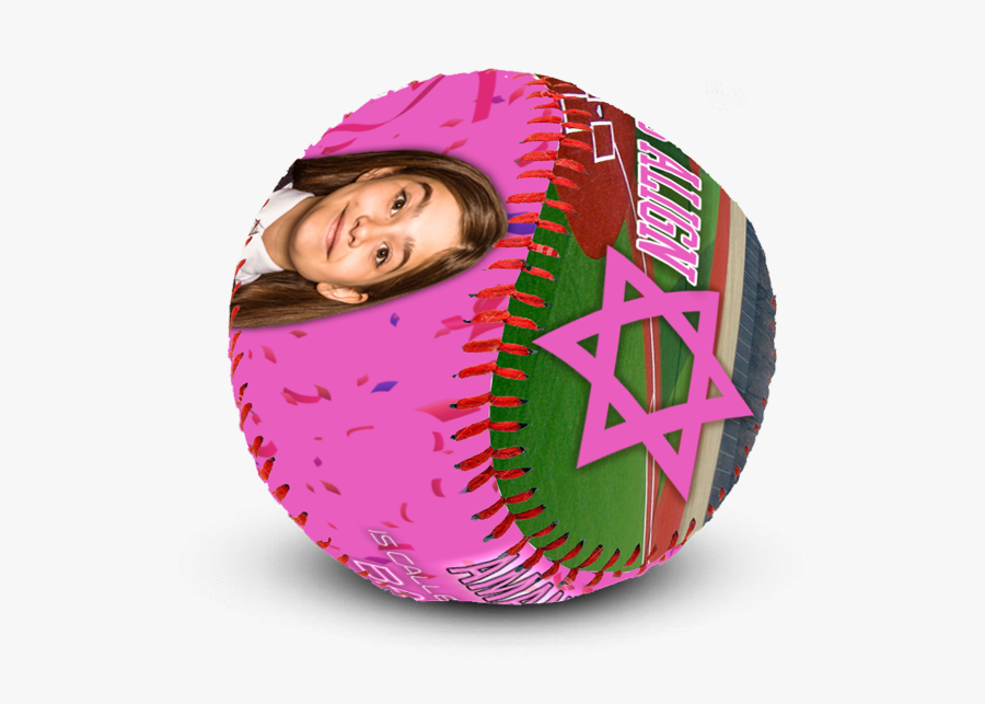 Bat Mitzvah Logo In Softball, Transparent Clipart