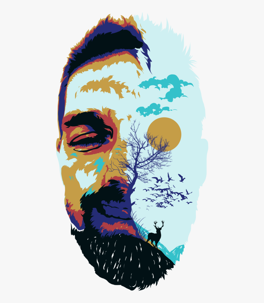 Man And Nature Poster, Transparent Clipart