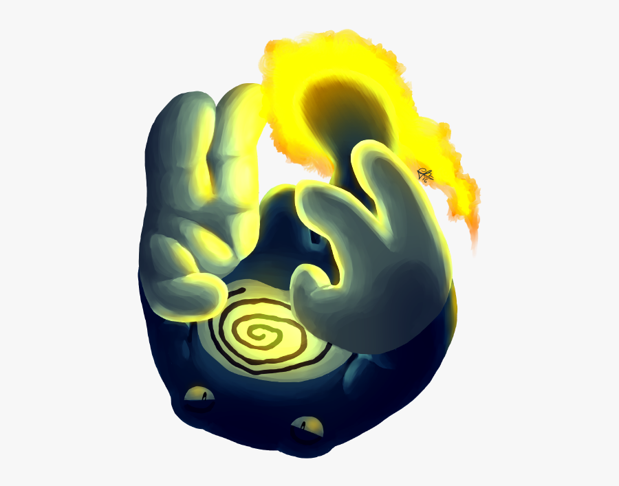 Poliwrath Used Circle Throw By Chicoconsuarte - Illustration, Transparent Clipart